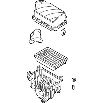 Hyundai 28110-F2850 Cleaner Assembly-Air