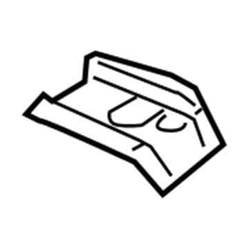 Lexus 61175-76010 Reinforce, Front Body Pillar