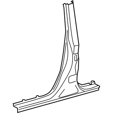 Lexus 61311-76010 Pillar, Center Body, Outer