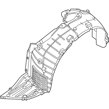 Nissan 63840-9HS0A Protector-Front Fender, RH
