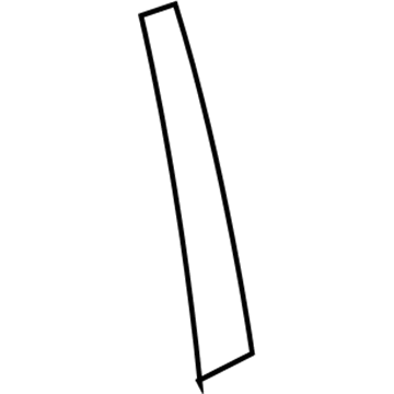 Lexus 75761-53010 Moulding, Rear Door Window Frame, Front RH