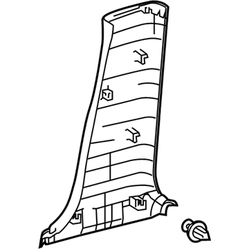 Lexus 62413-53040-C0 GARNISH, Center Pillar