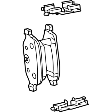 Mopar 68088919AB Pad Kit-Rear Disc Brake