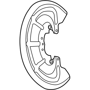 Mopar 68073175AB Shield-Splash