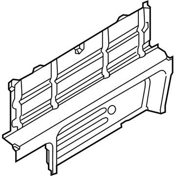 Nissan 84910-1GR0A Finisher Assy-Trunk, Front