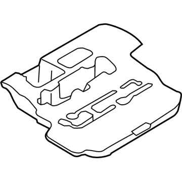 Nissan 84985-1GR0A Box Assy-Luggage Floor, Center