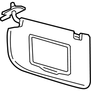 Ford EJ7Z-7804104-AB Visor