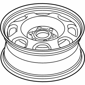 Ford BC3Z-1015-CCP Wheel, Steel