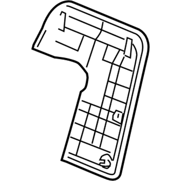 Nissan 87640-EA120 Board Assy-Front Seat Back