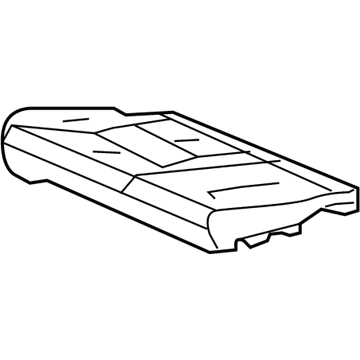 Honda 82131-SWA-A01ZA Cover, Right Rear Seat Cushion Trim (Atlas Gray)