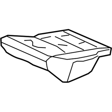 Honda 82531-SWA-A01ZA Cover, Left Rear Seat Cushion Trim (Atlas Gray)