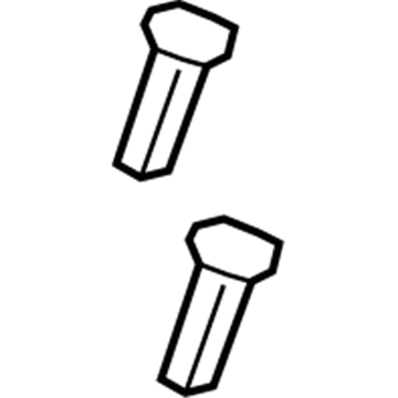 Honda 81144-SWB-A01ZA Guide, Headrest Lock *NH598L* (ATLAS GRAY)