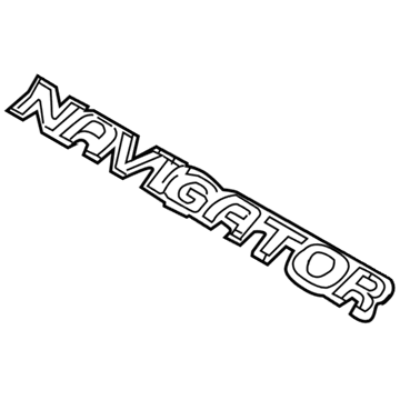 Ford 8L7Z-7842528-A Nameplate