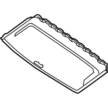 Nissan 91250-ZQ01A Shade Assy-Sunroof