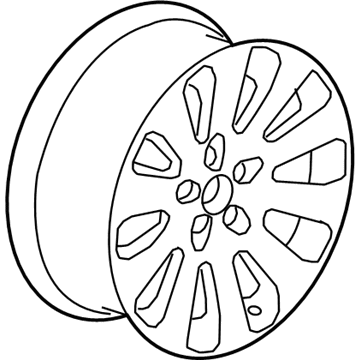 GM 9011319 Wheel, Alloy