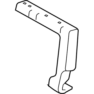 Lexus 79385-60120 Pad Sub-Assy, NO.2 Seat Back, LH