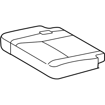 Lexus 79032-60640-A0 No.2 Seat Cushion Cover Sub-Assembly, Left