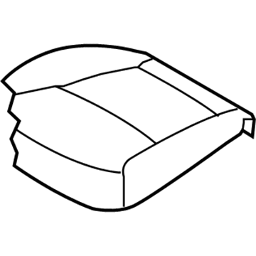 Kia 881801U050ALW Front Seat Cushion Driver Covering