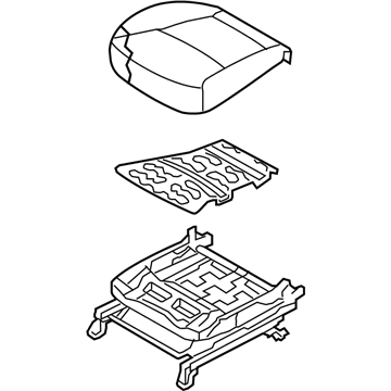 Kia 881001U310LAA Cushion Assembly-Front Seat