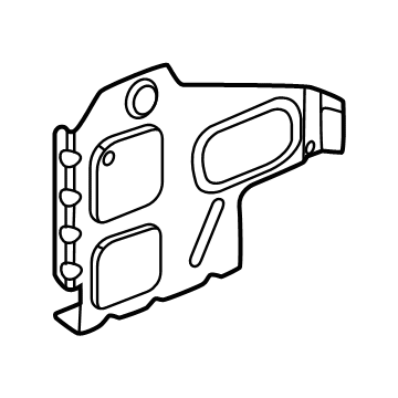 BMW 41-00-9-629-379 BULKHEAD CARGO AREA FLOOR OU