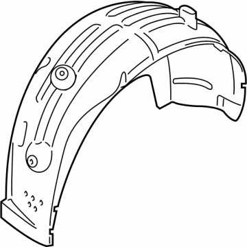 BMW 51-71-9-633-353 COVER, WHEEL HOUSING, REAR L