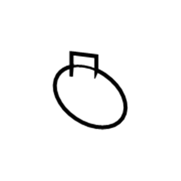 BMW 51-11-7-074-459 Trim, Towing Lug, Primed, Left