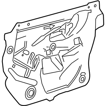 GM 92281643 Water Deflector