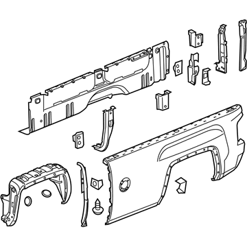 GM 84148911 Side Panel