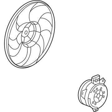 GM 13300194 Fan Assembly