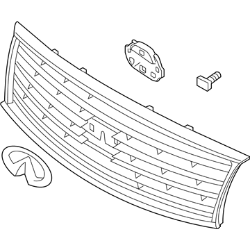Infiniti 62310-4AM0B Front Radiator Grille Assembly
