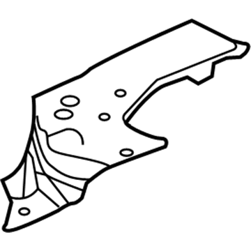 Lexus 53795-30060 Cover, Engine Room Side