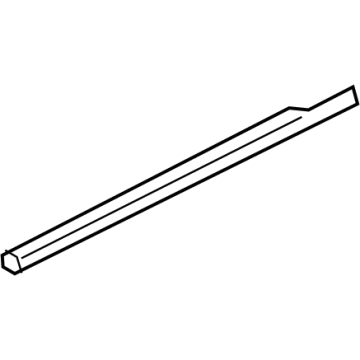 Mopar 68285863AE W/STRIP-Front Door Belt Outer