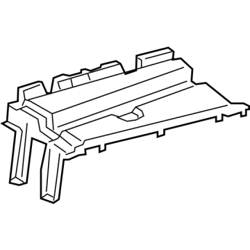 Lexus 64993-48160 Box, Deck Floor, Rear