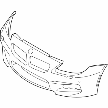 BMW 51-11-8-055-285 Panel, Bumper, Primed, Front