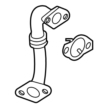 Kia 284102S010 Pipe Assembly-EGR, A