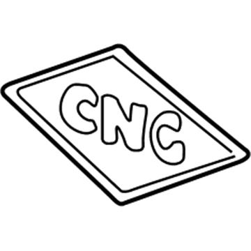 Honda 75733-S1G-A01ZA Sticker (Typeva)