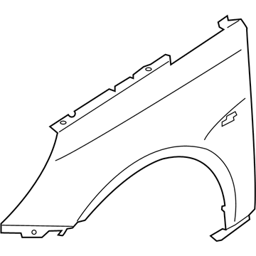 Hyundai 66311-3Q000 Panel-Fender, LH