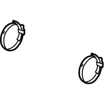 Acura 17314-RKG-A01 Clamp, Air Flow (100)