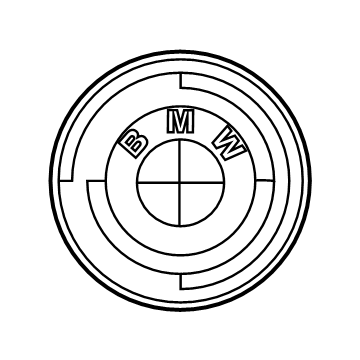 BMW 51-11-7-886-545 EMBLEM 50 YEARS M