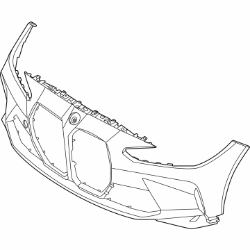 BMW 51-11-7-884-091 TRIM COVER, BUMPER, PRIMED
