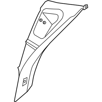 BMW 51-47-7-342-911 Cover, D-Column Bottom Left