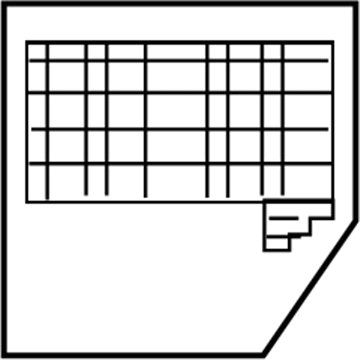 BMW 61-35-3-455-940 Stick-On Label Fuse Grouping