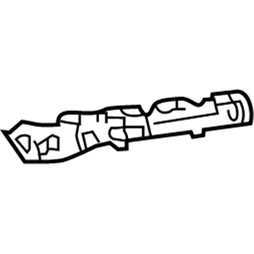 Lexus 52155-78010 Support, Rear Bumper Side