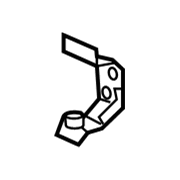 Acura 60739-TR0-A00ZZ Gusset B, Left Front Shock Absorber Extension
