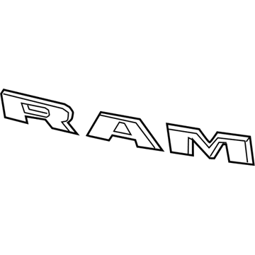 Mopar 6VU38DX8AA "Ram"
