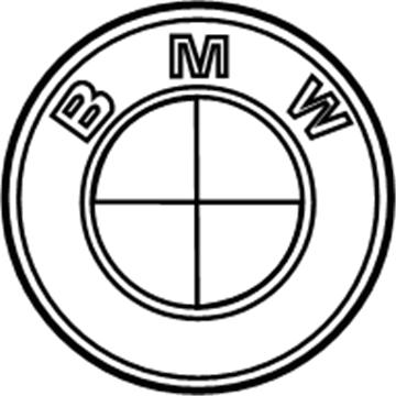 BMW 51-14-7-135-356 Rear Trunk Emblem