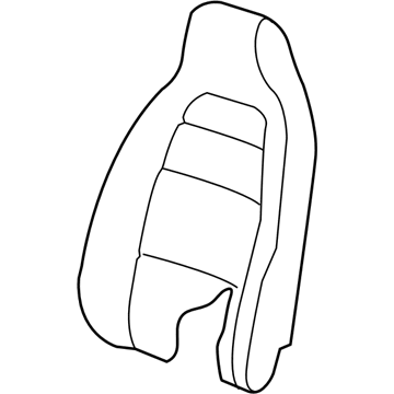 Infiniti 87670-5DC0A Trim Assy-Back, Front Seat