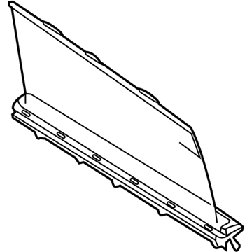 BMW 51-35-7-418-859 Roller Sun Screen, Left
