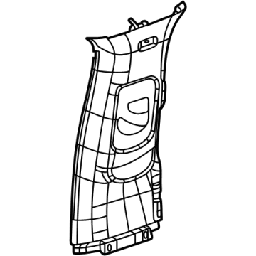 Mopar 6LF28SD4AD B PILLAR UPPER