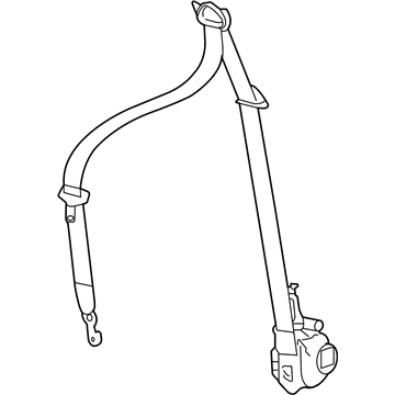 GM 84807236 Belt & Retractor